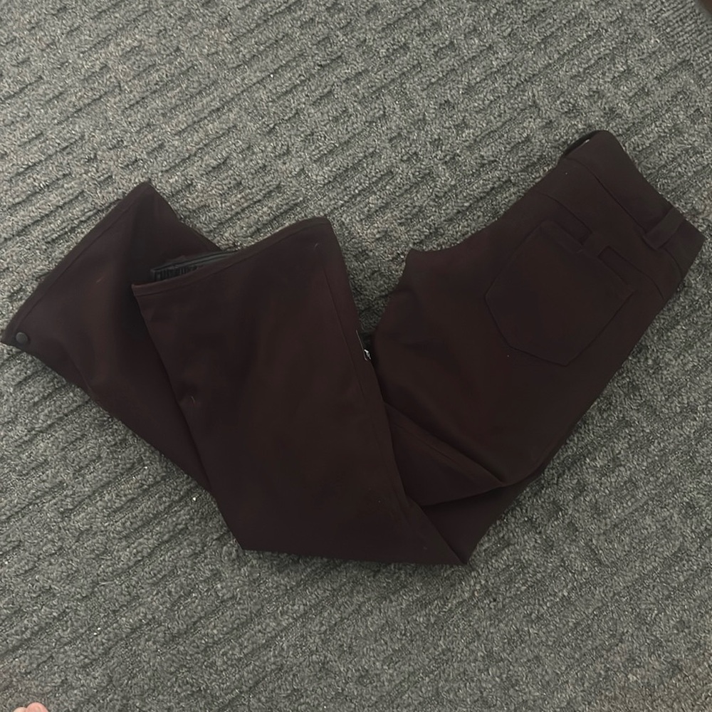 Gorgeous dark burgundy snow pants !